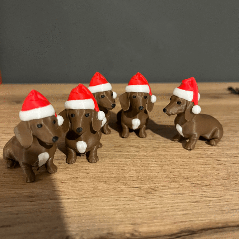 Коледно кученце Дакел