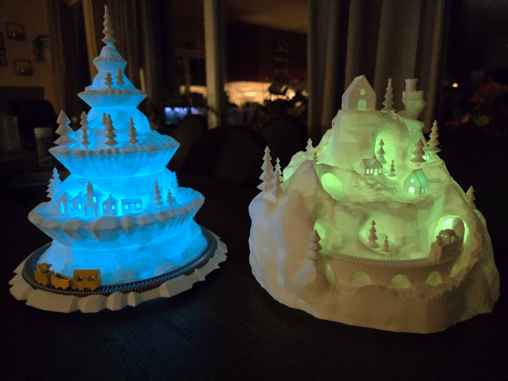 Коледно Селце със Светлини