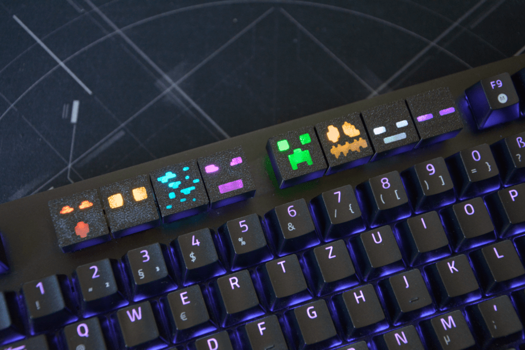 Шапки за Клавиши Minecraft