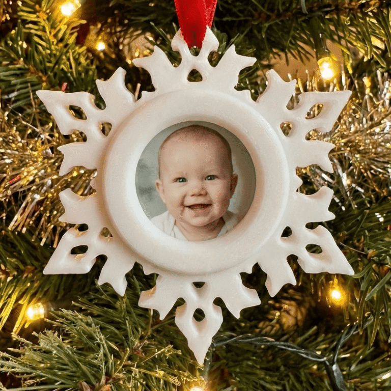 Коледна Снежинка за Снимка