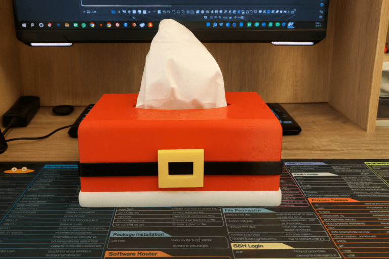 Коледна Кутия за Кърпички