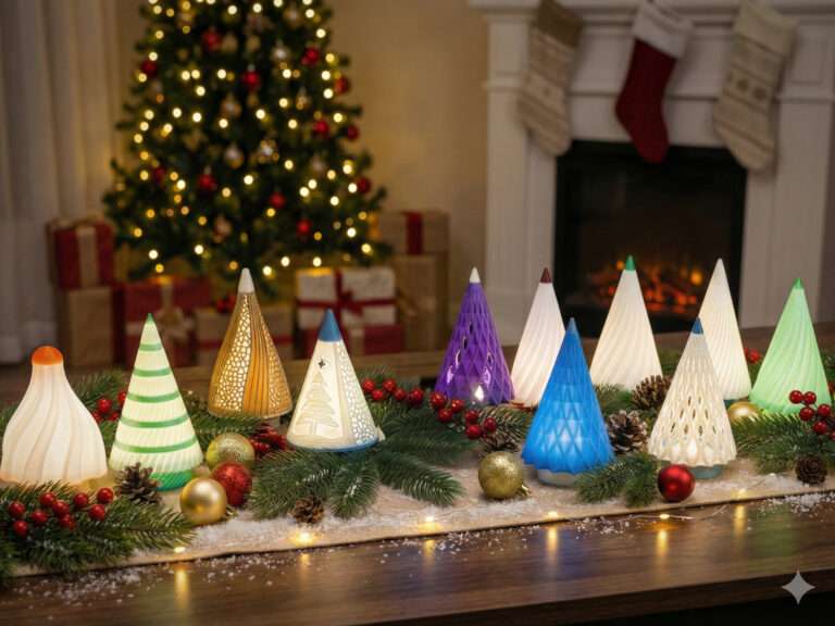 Коледни LED Свещници