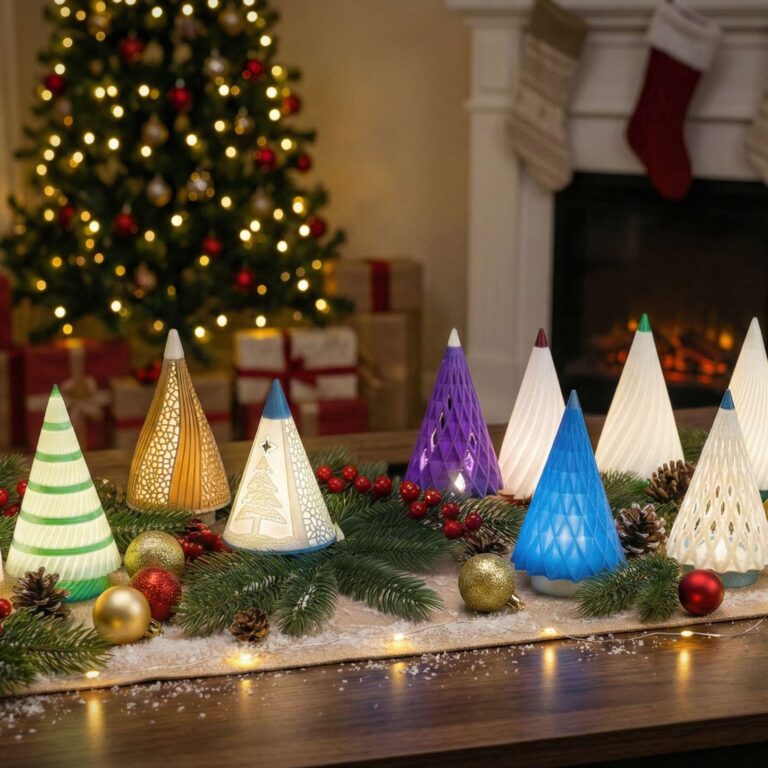 Коледни LED Свещници