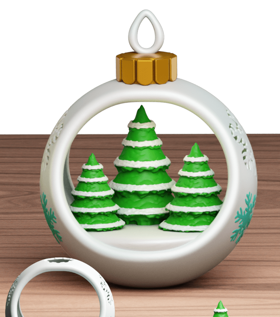 Bauble 1 Коледна топка приказка