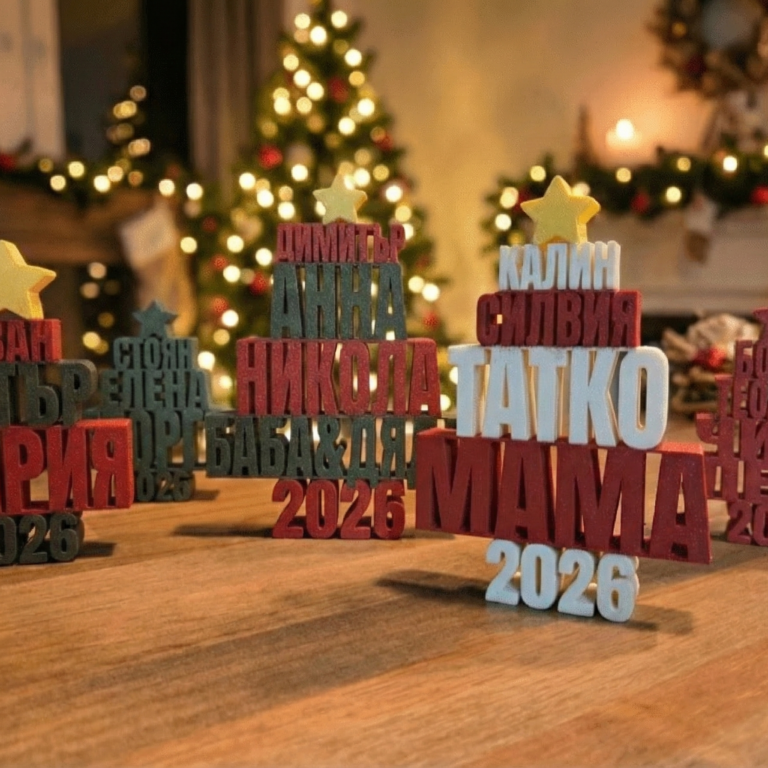 Коледно Дърво с Имена