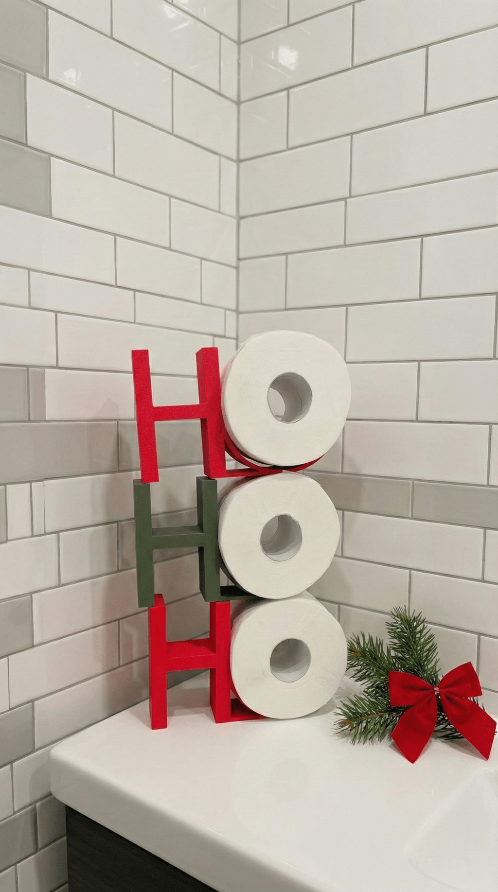 Коледна Поставка за Хартия