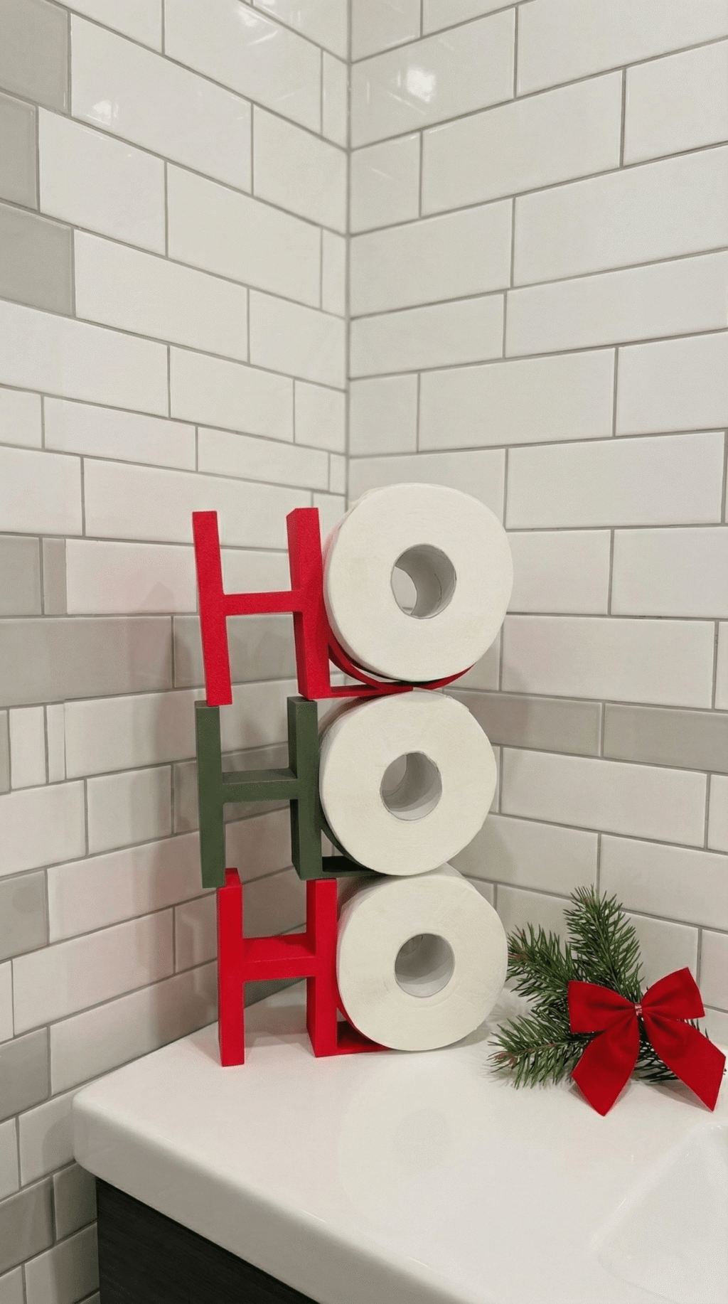 Коледна Поставка за Хартия