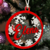 Коледна Украса с Име