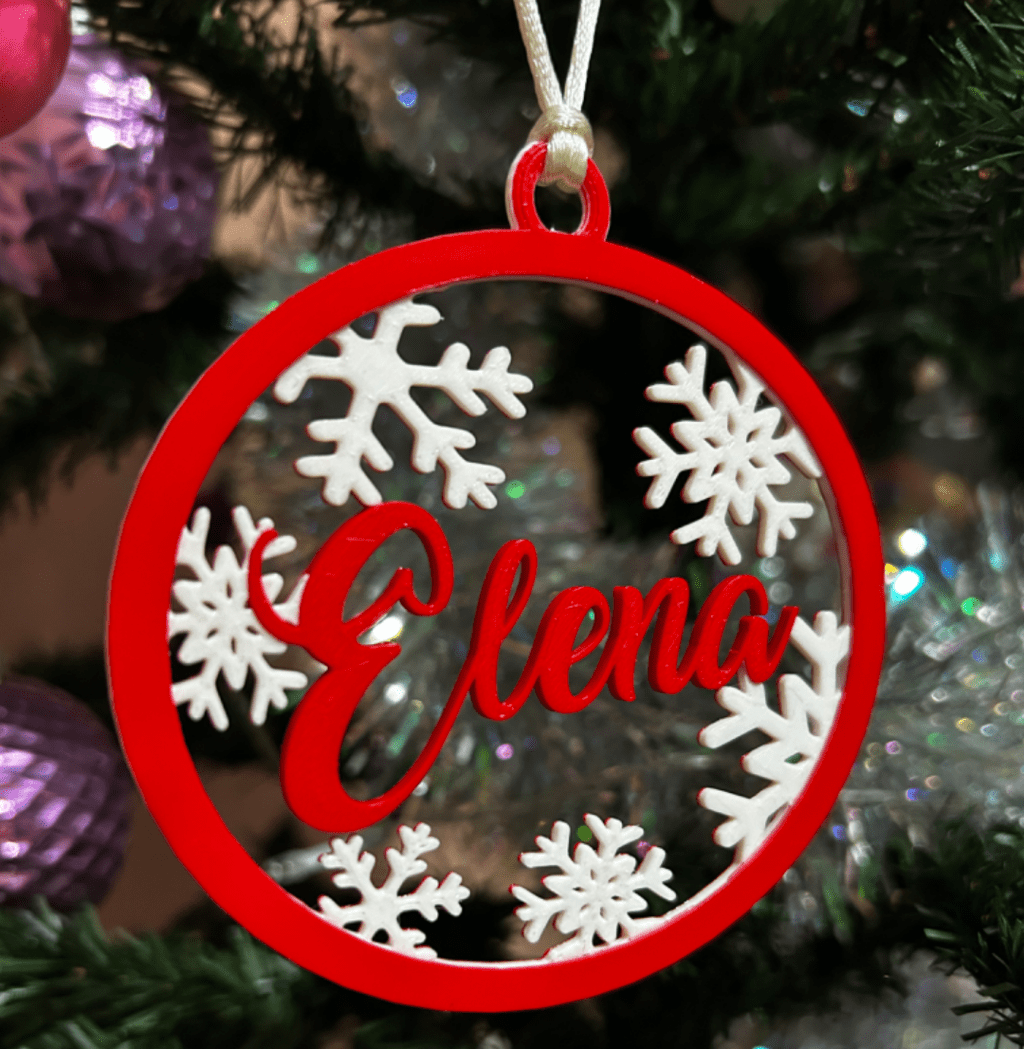 Коледна Украса с Име
