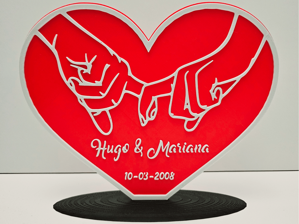 Персонализирано Сърце Валентин